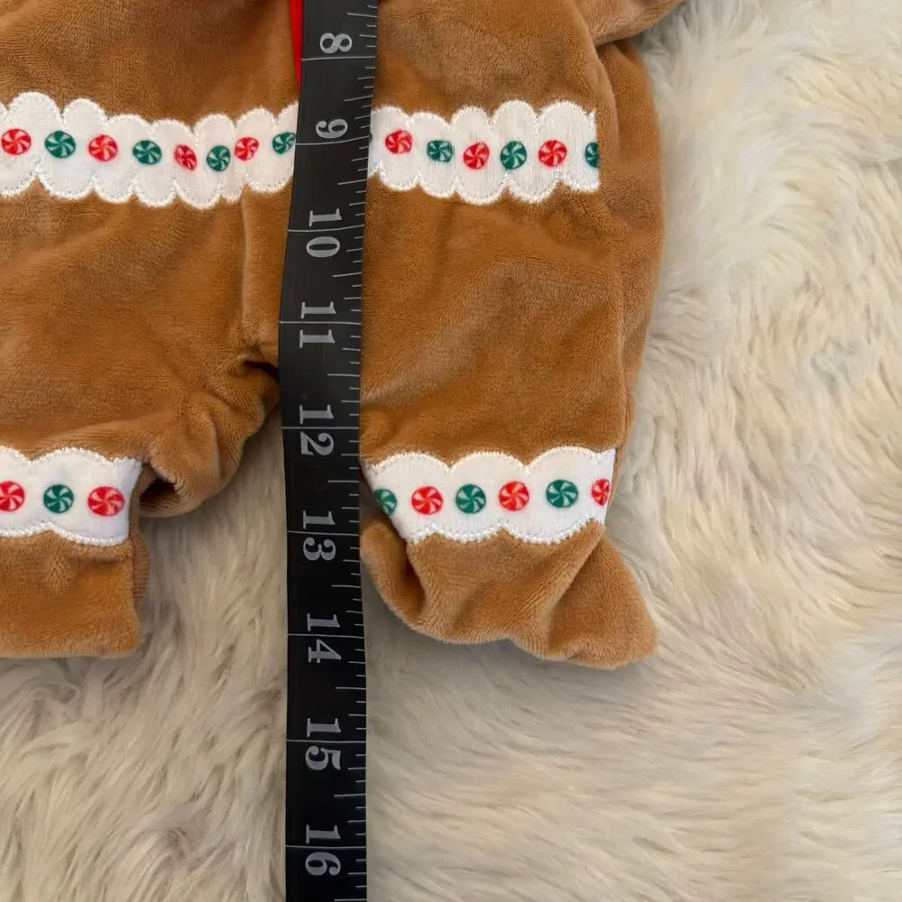 Christmas Gingerbread Pet Costume Gingersnap Hooded Dog Cat Small